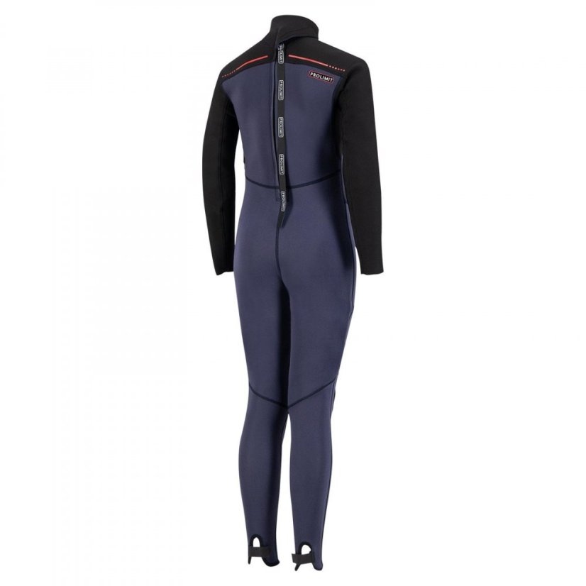 Dětský neopren 5/3 PROLIMIT Steamer V-Backzip - modrý/červený