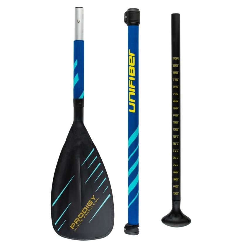 detske  3-dielne SUP pádlo Unifiber Prodigy Aluminium
