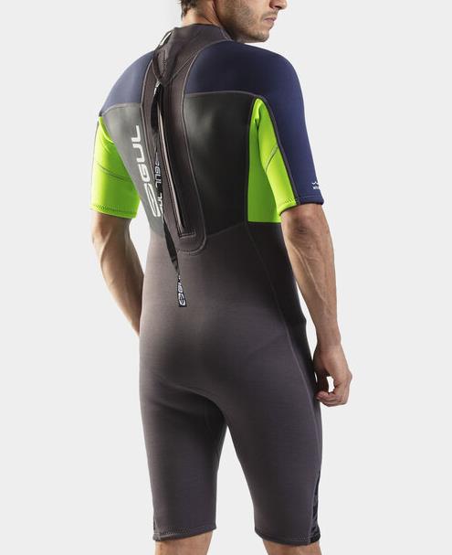 Pánský neopren 3/2 GUL Response Short RE3319 - grey/sulphur