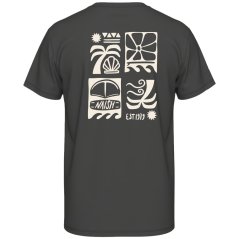 NAISH Loose Fit Est. 1979 T-Shirt - Charcoal