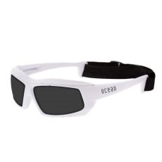 Sunglasses OCEAN Paros - white / smoke lens