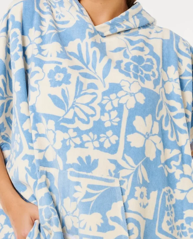 Poncho RIP CURL Mixed Hooded Towel - Blissful Blue