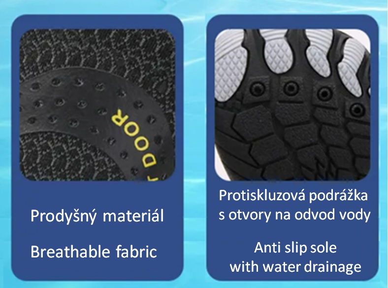 Topánky do vody barefoot Bejkroll - šedé - Veľkosť obuvi: EU 41