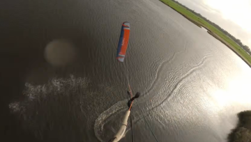 Ewan skúša krátke kite šnúry na home spotu