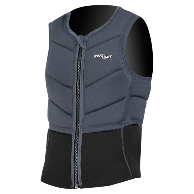 Impact Vest PROLIMIT Fusion Slider Half Padded FZ - black/gray