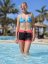 BoardShorts BejkRoll OUTLINE Ladies - růžová/černá - Velikost: 34