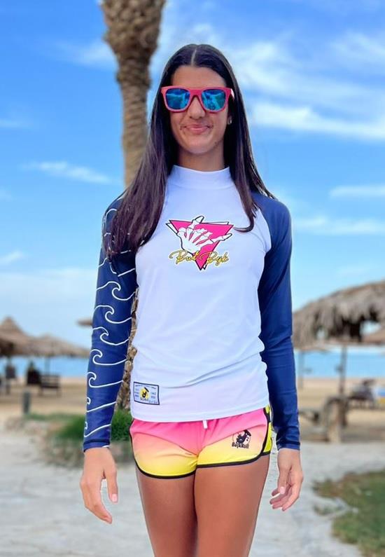 Lycra BEJKROLL Raglan style dlhý rukáv