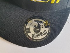 Šiltovka BejkRoll Yupoong SnapBack rovné logo - čierna