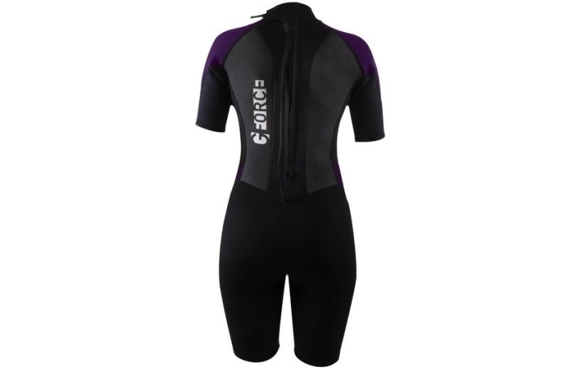 Detský neoprén 3 mm GUL G-Force Shortie GF3307 - fialový - Detská veľkosť: JM