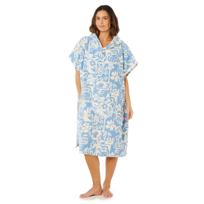 Poncho RIP CURL Mixed Hooded Towel - Blissful Blue
