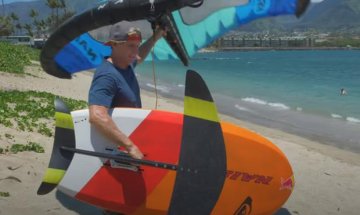 Škola wing surfingu - 1. Základy na břehu