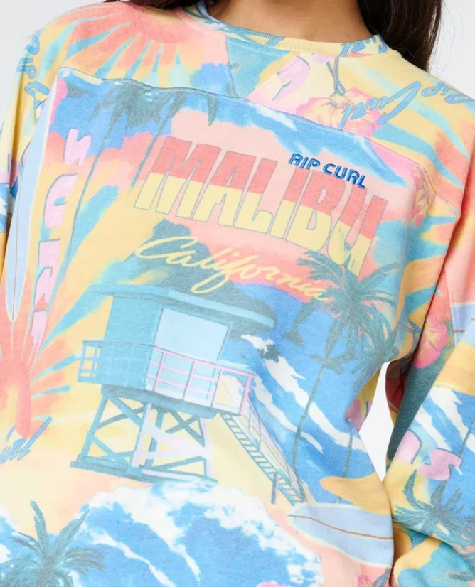 RIP CURL Surf Side Relaxed Crew - Multicolour
