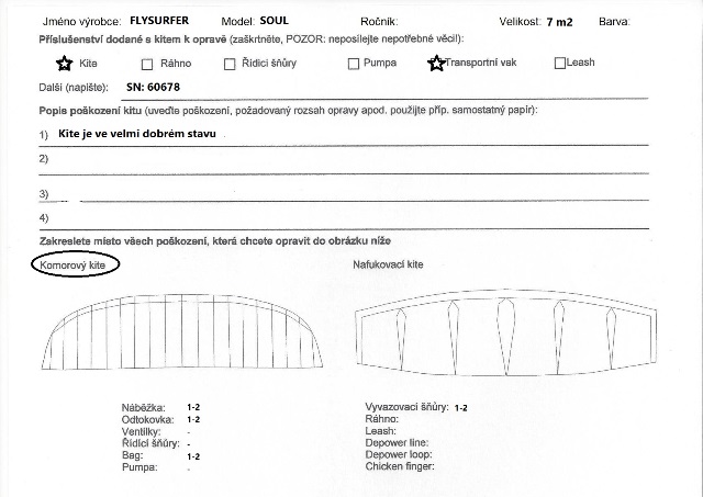 Kite FLYSURFER Soul 7m only