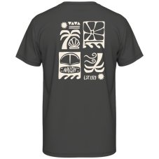 Tričko NAISH Loose Fit  Est. 1979 - Charcoal