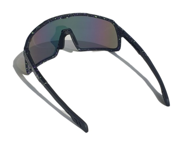 Sluneční brýle BejkRoll Champion Revo - černé/barevné tečky