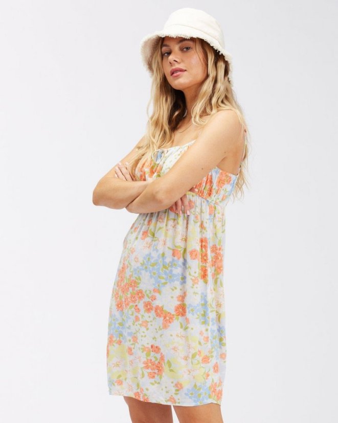 Šaty '22 BILLABONG Feelin Blue - White Multi