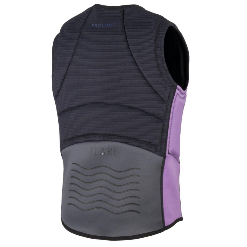 Nárazová vesta PROLIMIT Flare Half Padded FZ - Black/Lavender