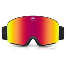 Snow okuliare NANDEJ Mount - Black/red