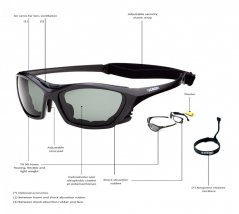 Sunglasses OCEAN Garda - white / smoke lens