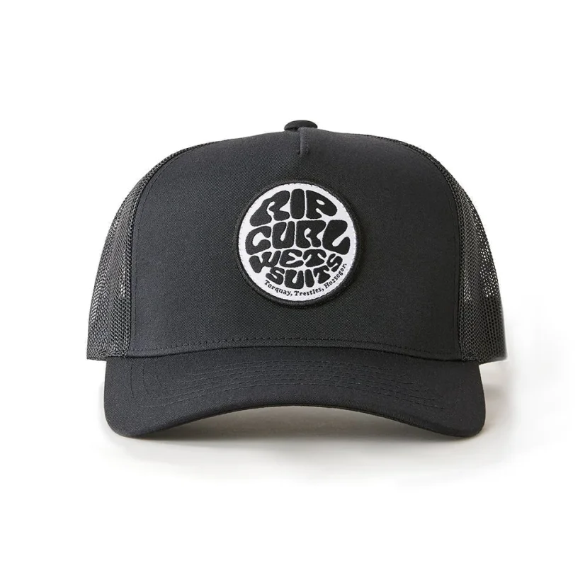RIP CURL Wetsuit Icon Trucker Cap - black