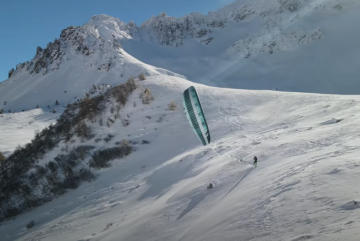 My snowkite paradise -  video