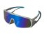 Slnečné okuliare BejkRoll Champion Revo  - biele/svetlo modré