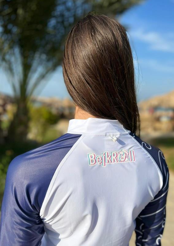 Lycra BEJKROLL Raglan style dlhý rukáv