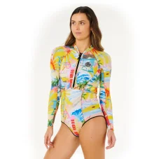 Dámský neoprén 1,5 mm RIP CURL G-Bomb LS Springsuit - multi