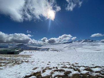 Itálie - Roccaraso aneb nádherný snowkite spot