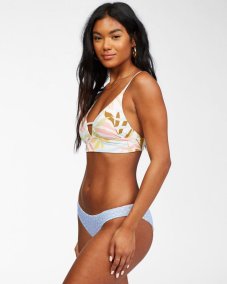 Bikini Top Billabong V Neck - Tropic Jungle