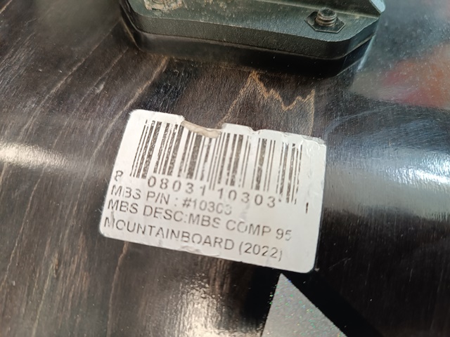 Mountainboard MBS Comp 95 Silver Hex