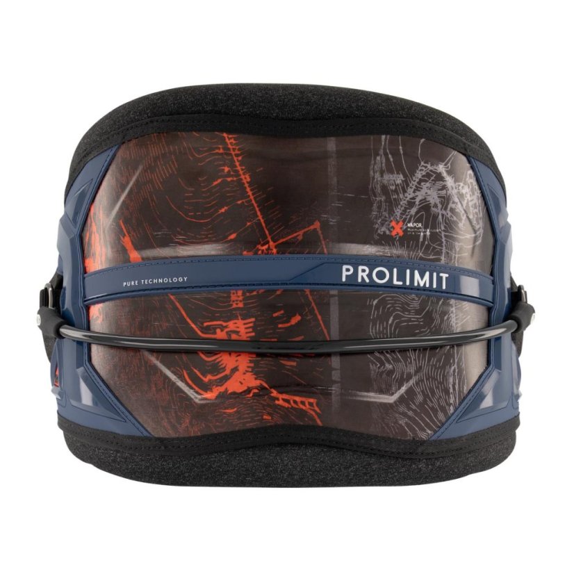 Bedrový kite trapéz PROLIMIT Vapor - modrý/červený - Veľkosť: S