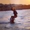 Kiteboarding a pes