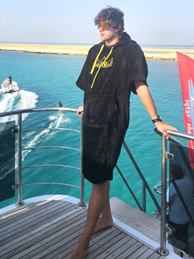 BejkRoll Poncho Wave Master - black