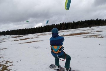 Snowkiting - ideální příprava pro kitesurfing
