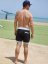 BoardShorts BejkRoll Outline 3/4 - modrá/čierna