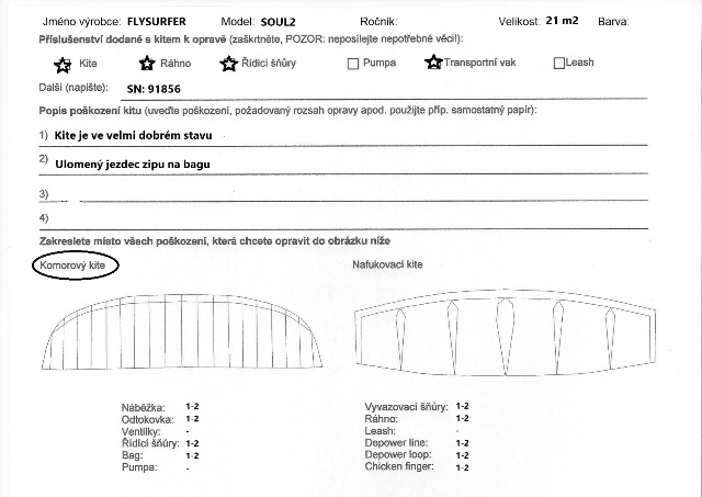 Kite FLYSURFER Soul2 21m komplet