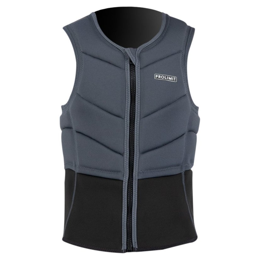 Impact Vest PROLIMIT Fusion Slider Half Padded FZ - black/gray