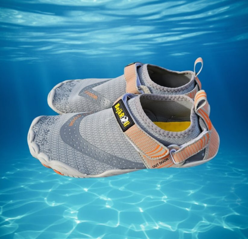 Topánky do vody barefoot Bejkroll - šedé