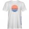 NAISH Circle Sunset T-shirt - white