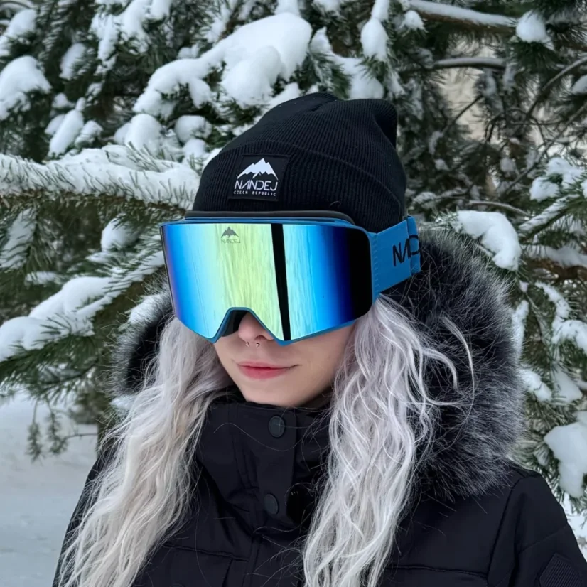 Snow glasses NANDEJ Mount - Blue/Rain