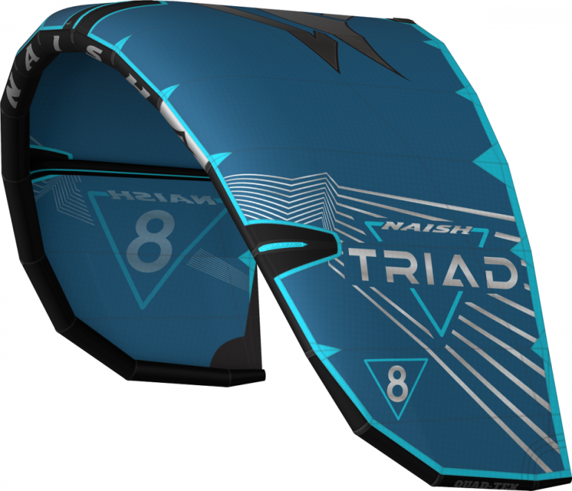 Kite 2023 NAISH Triad - Veľkosť kitu: 8m, Farba: Červená