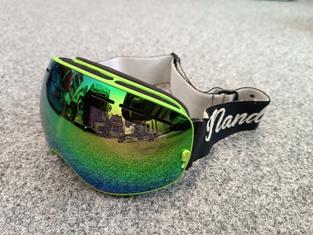 Ski goggles NANDEJ MNG - black/green