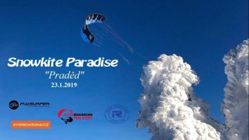 Snowkite peakoviny na Pradědu