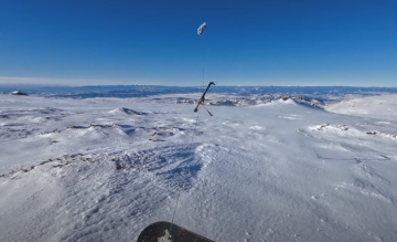 Kite Flysurfer Peak5 v mordoru a jeho odstřel