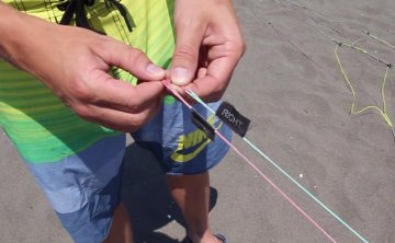 Nastavení řídicích line na Flysurfer kitech