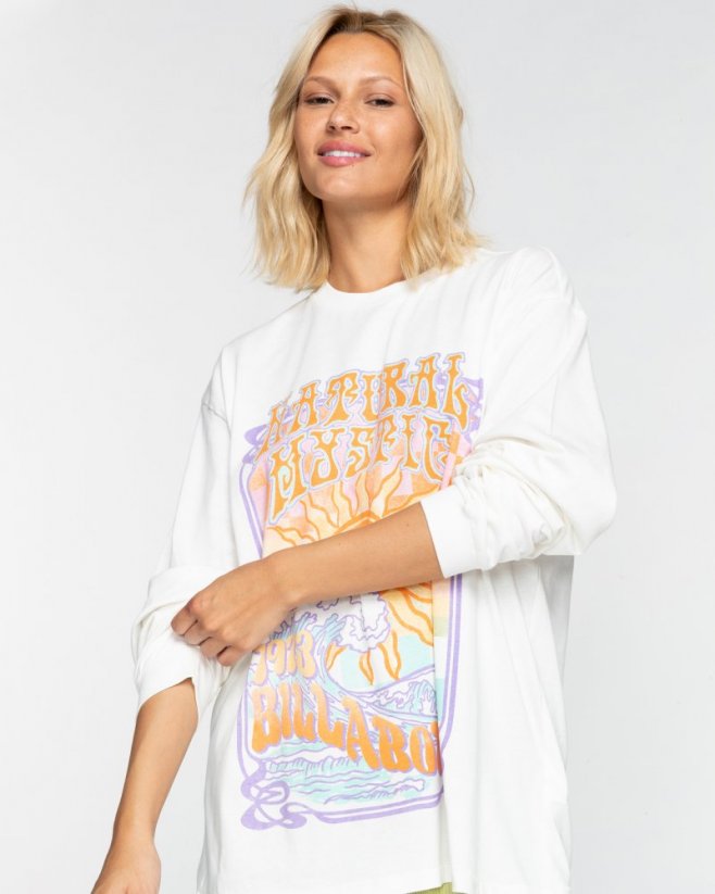 Women's T-Shirt BILLABONG Long Mystic - Salt Crystal