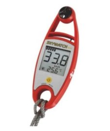 SKYWATCH Wind Anemo-Thermometer - Swiss red