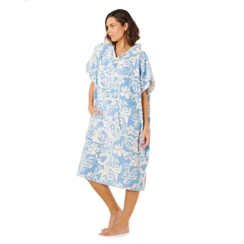 Poncho RIP CURL Mixed Hooded Towel - Blissful Blue