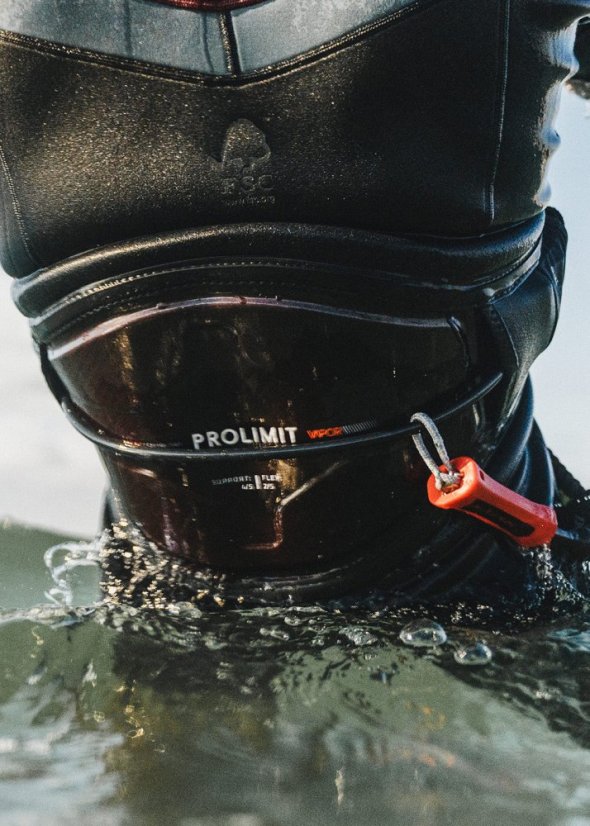 Kite Waist Harness PROLIMIT Vapor - Black/Orange